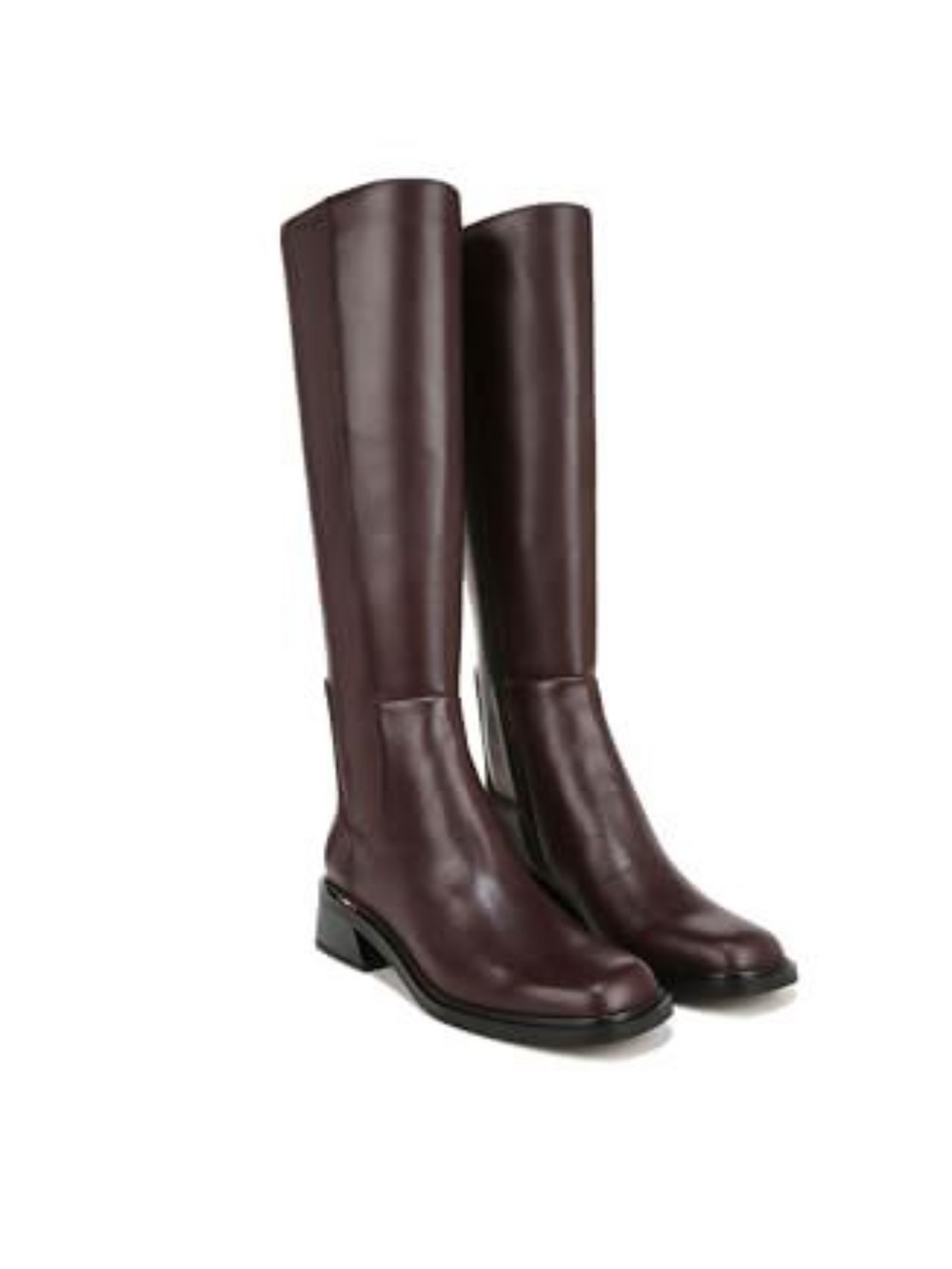 Franco Sarto Giselle Wide Calf Flat Tall Boot Castagno Brown Leather NIB size 5
